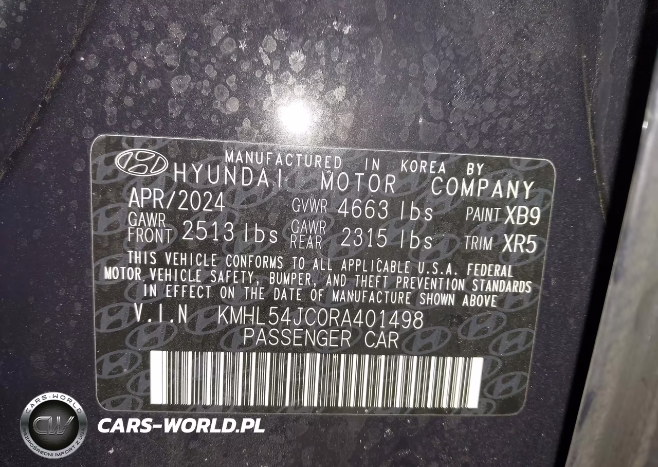 2024 Hyundai Sonata N Line VIN:KMHL54JC0RA401498 - 9