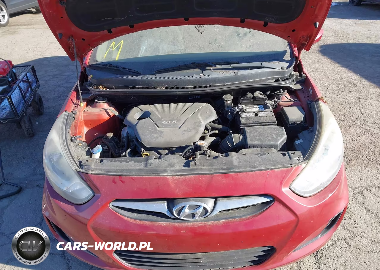 2013 Hyundai Accent Gls VIN:KMHCT4AE5DU305509 - 10