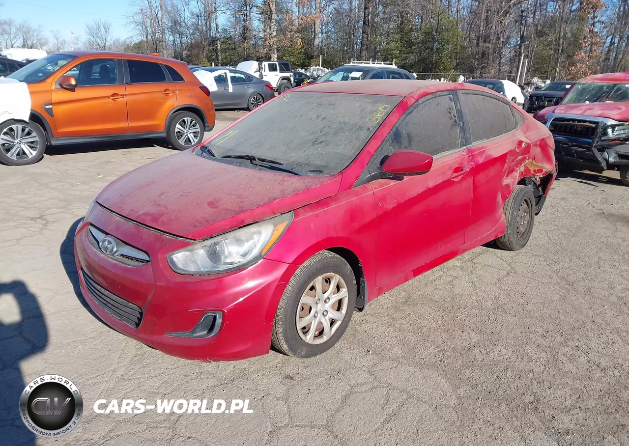 2013 Hyundai Accent Gls VIN:KMHCT4AE5DU305509 - 2