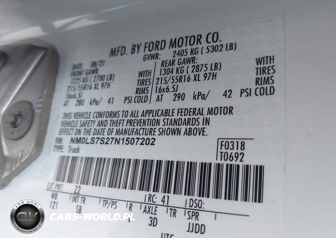 2022 Ford Transit Connect Xl VIN:NM0LS7S27N1507202 - 9