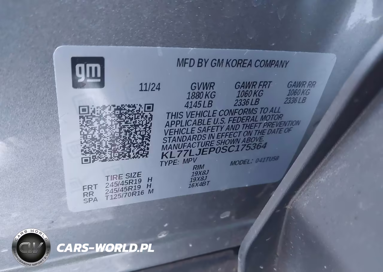 2025 Chevrolet Trax Fwd 2Rs VIN:KL77LJEP0SC175364 - 9