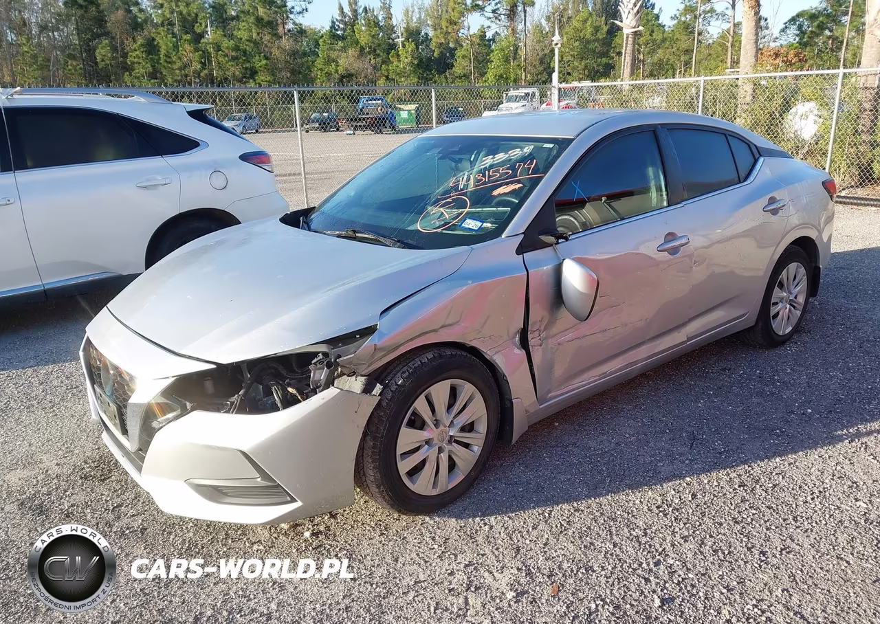 2020 Nissan Sentra S Xtronic Cvt VIN:3N1AB8BV7LY293334 - 2