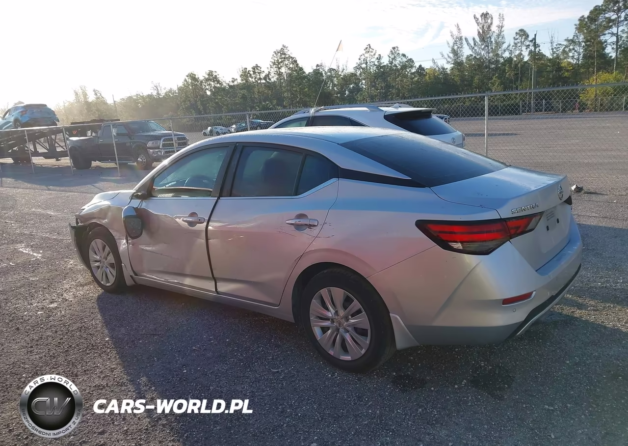 2020 Nissan Sentra S Xtronic Cvt VIN:3N1AB8BV7LY293334 - 3