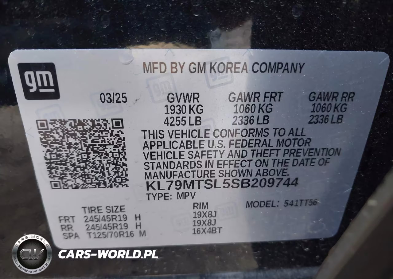 2025 Chevrolet Trailblazer Fwd Rs VIN:KL79MTSL5SB209744 - 9