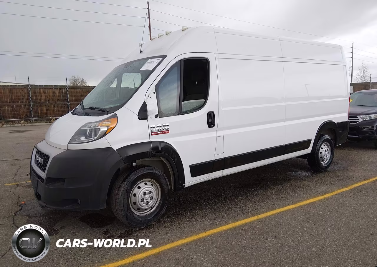 2021 Ram Promaster 2500 High Roof 159 Wb VIN:3C6LRVDG5ME528127 - 2