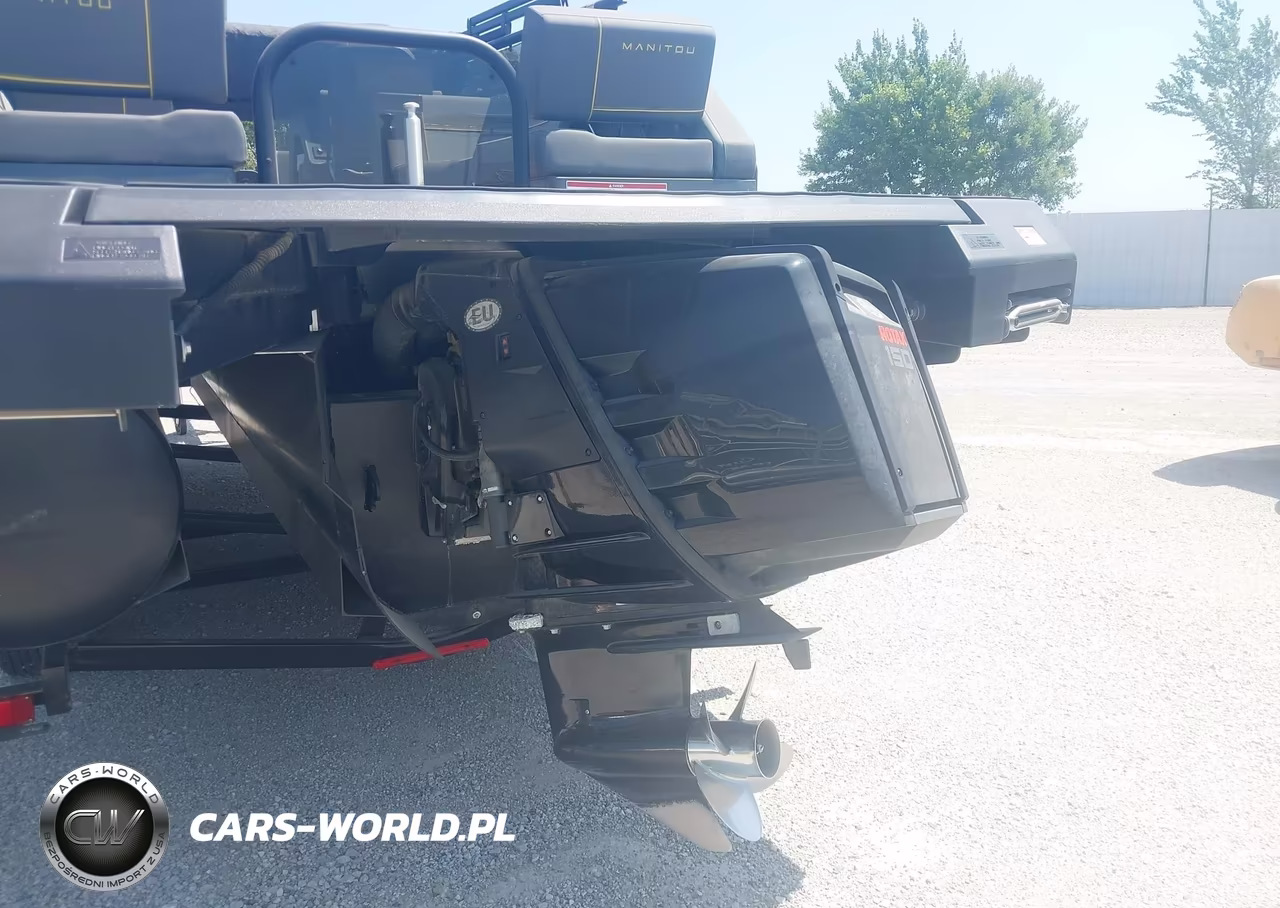 2024 Manitou Pontoon And Trailer VIN:TII84436I324 - 10