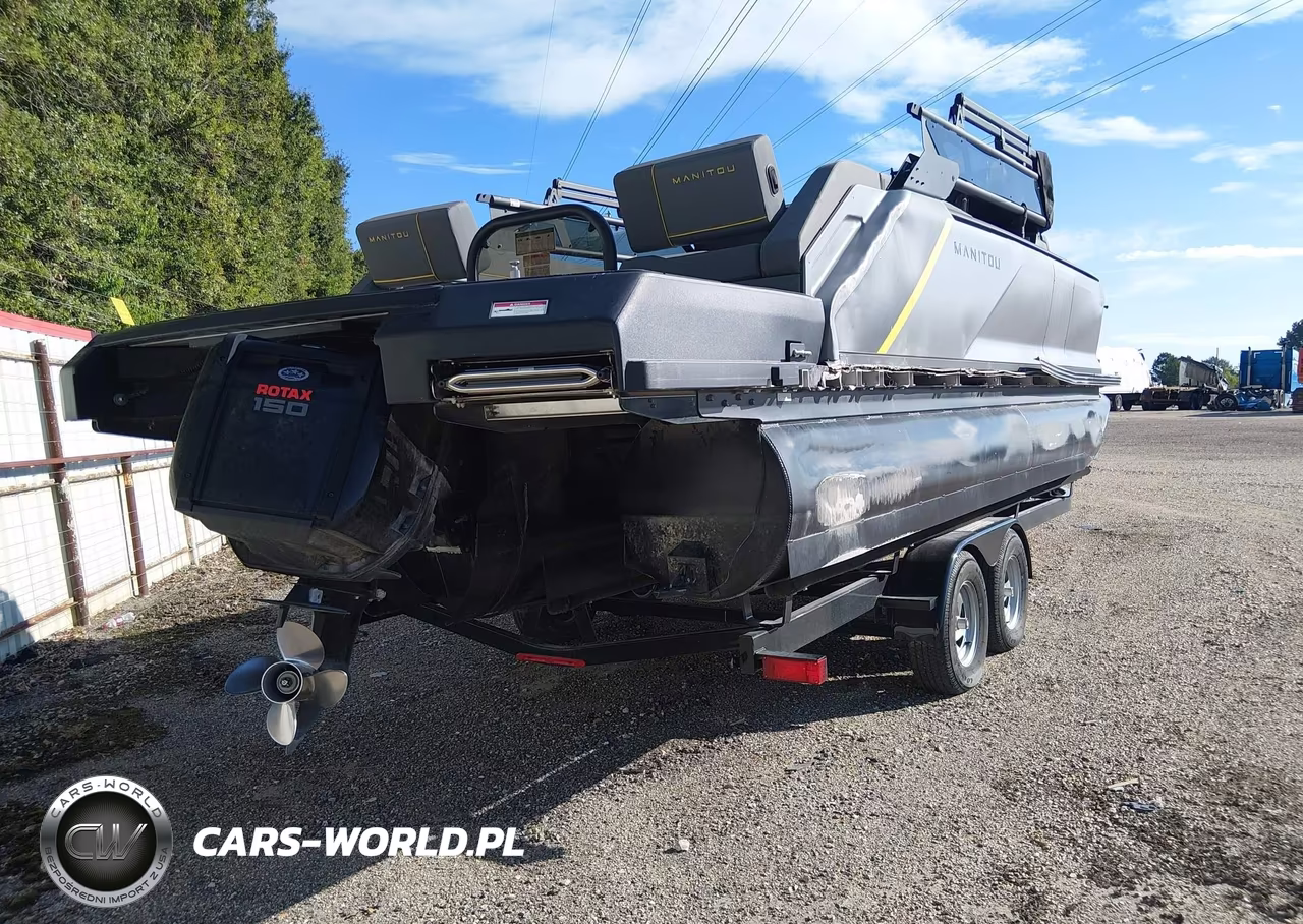 2024 Manitou Pontoon And Trailer VIN:TII84436I324 - 4