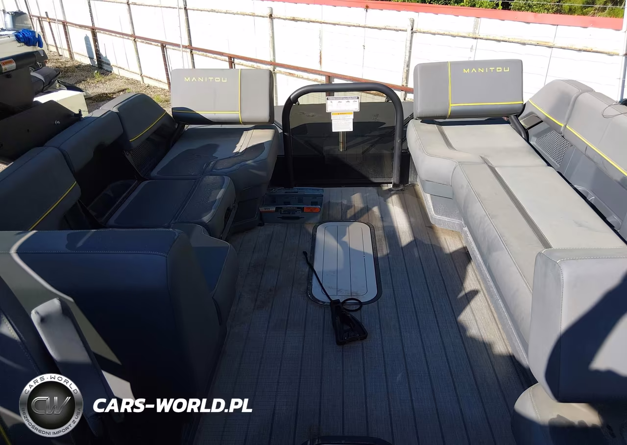 2024 Manitou Pontoon And Trailer VIN:TII84436I324 - 8