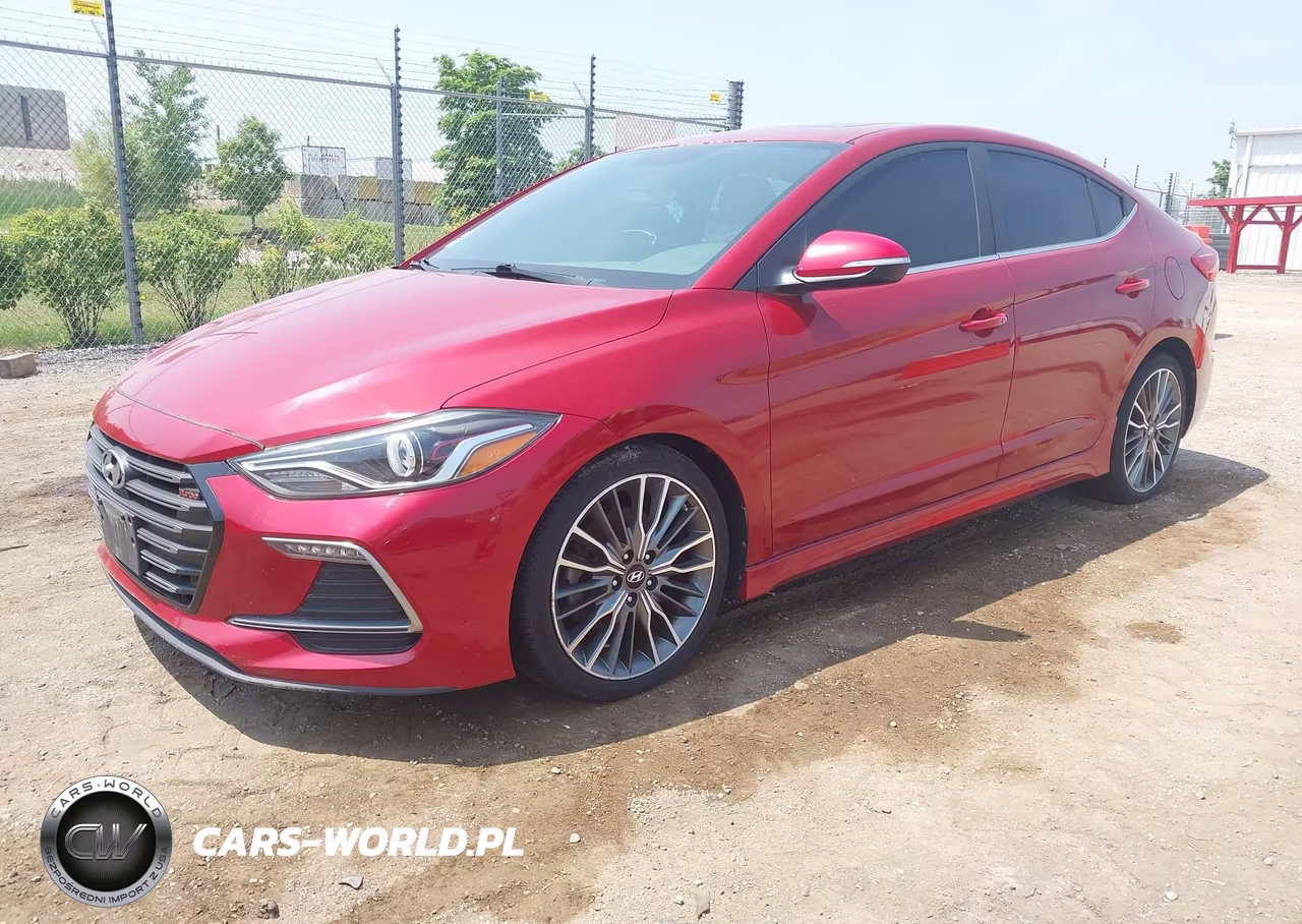 2017 Hyundai Elantra Sport VIN:KMHD04LB2HU328963 - 2