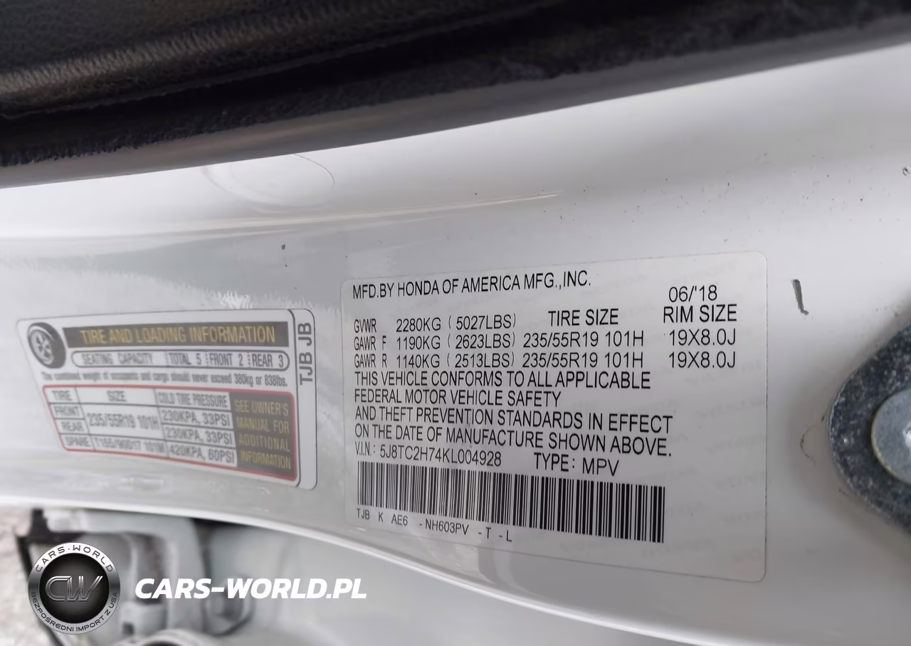 2019 Acura Rdx Advance Package VIN:5J8TC2H74KL004928 - 9