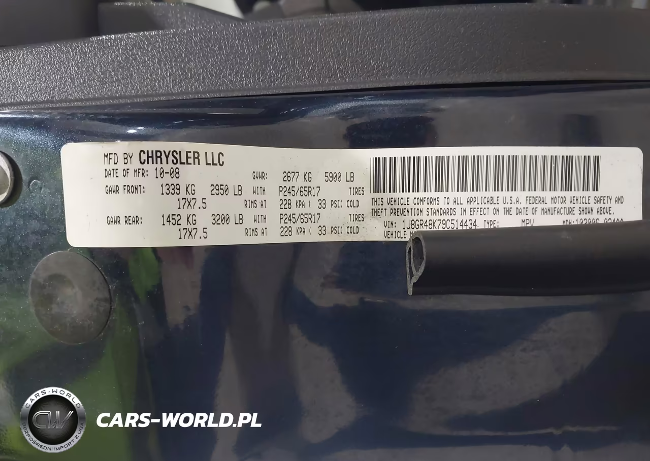 2009 Jeep Grand Cherokee Laredo VIN:1J8GR48K79C514434 - 9