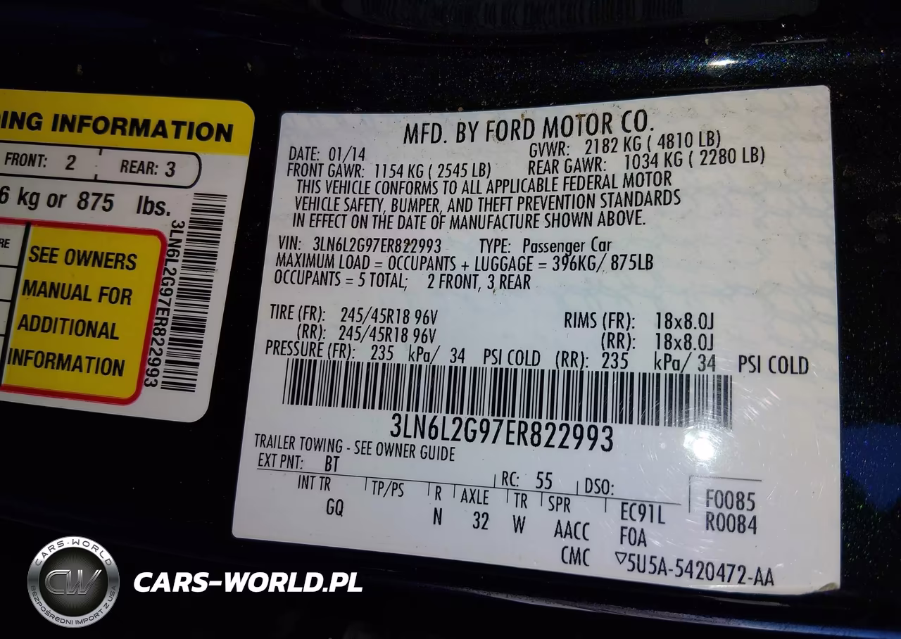 2014 Lincoln Mkz VIN:3LN6L2G97ER822993 - 9