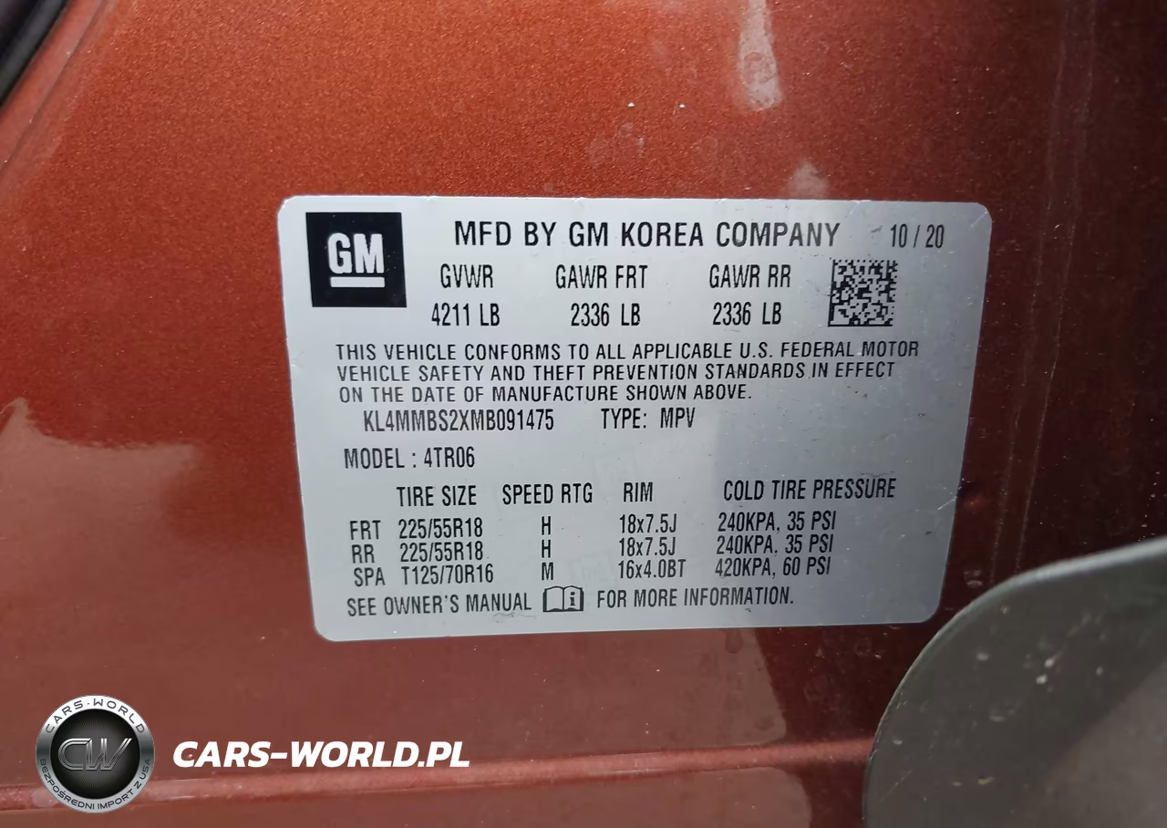 2021 Buick Encore Gx Fwd Preferred VIN:KL4MMBS2XMB091475 - 9