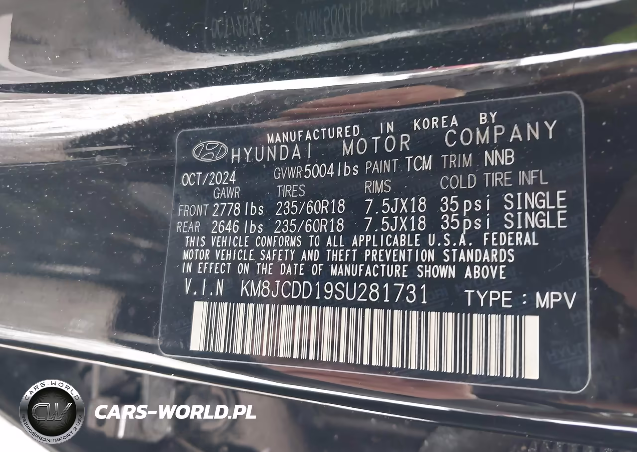 2025 Hyundai Tucson Hybrid Sel Convenience VIN:KM8JCDD19SU281731 - 9