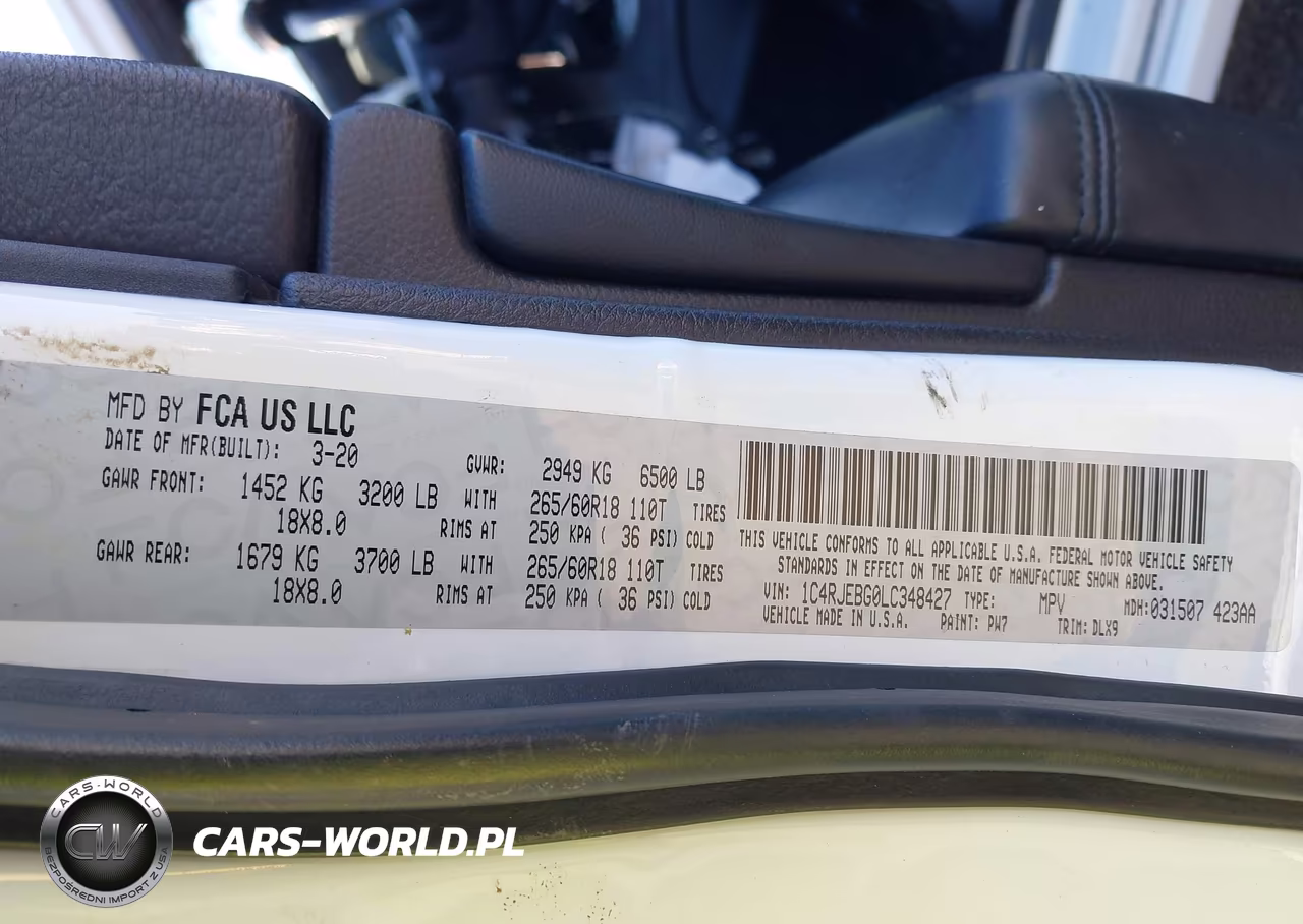 2020 Jeep Grand Cherokee Limited 4X2 VIN:1C4RJEBG0LC348427 - 9