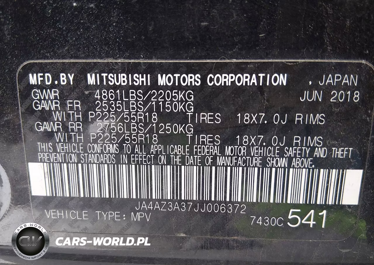 2018 Mitsubishi Outlander Es-Le-Se-Sel VIN:JA4AZ3A37JJ006372 - 9