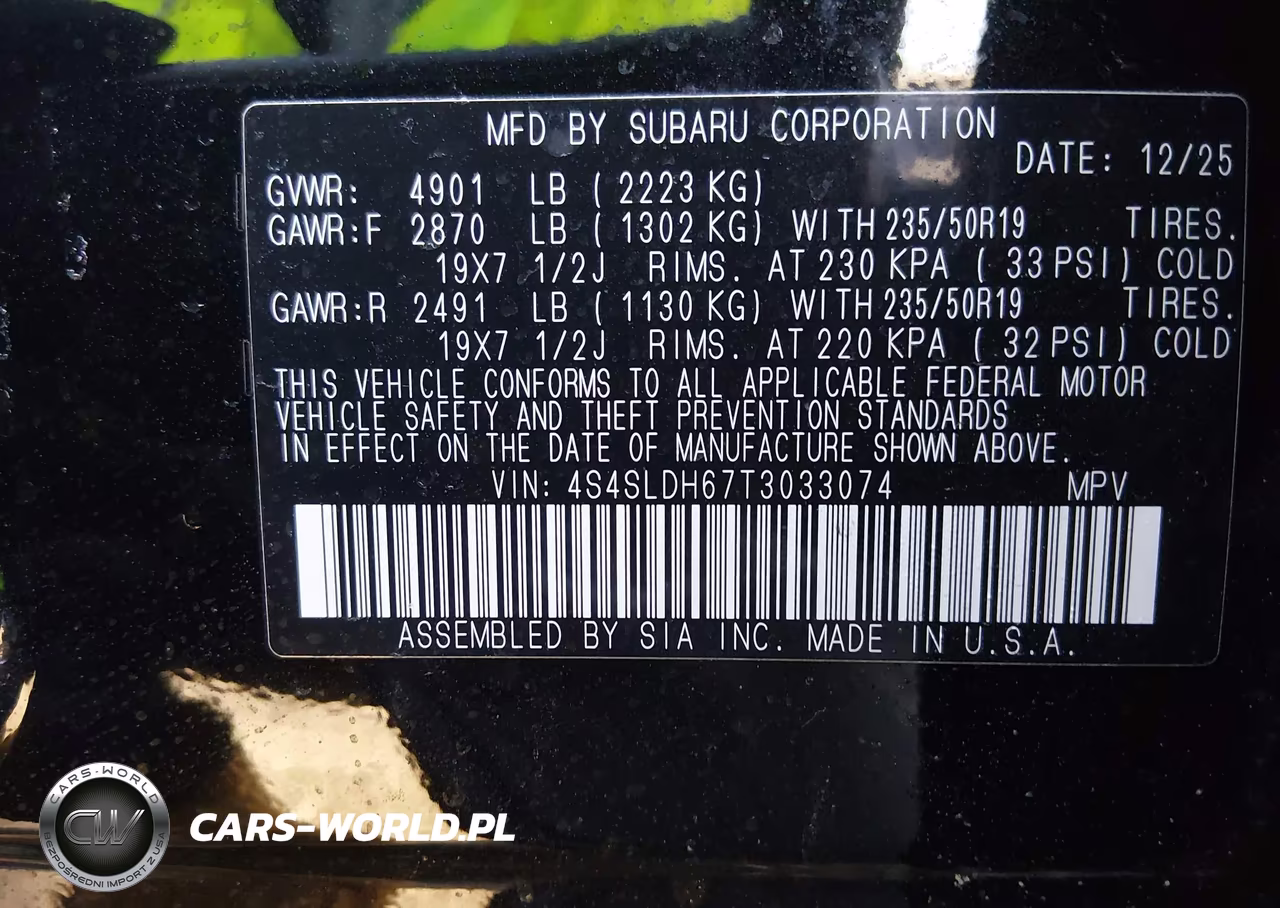 2026 Subaru Forester Sport VIN:4S4SLDH67T3033074 - 9