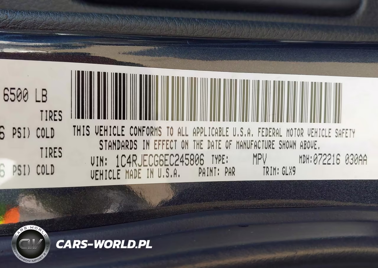 2014 Jeep Grand Cherokee Overland VIN:1C4RJECG6EC245806 - 9