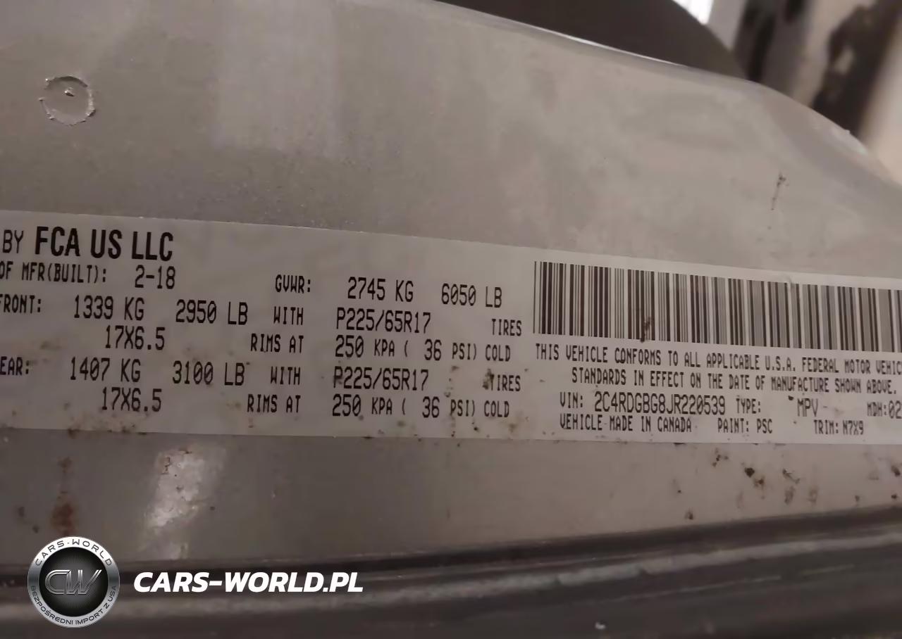 2018 Dodge Grand Caravan Se Plus VIN:2C4RDGBG8JR220539 - 9