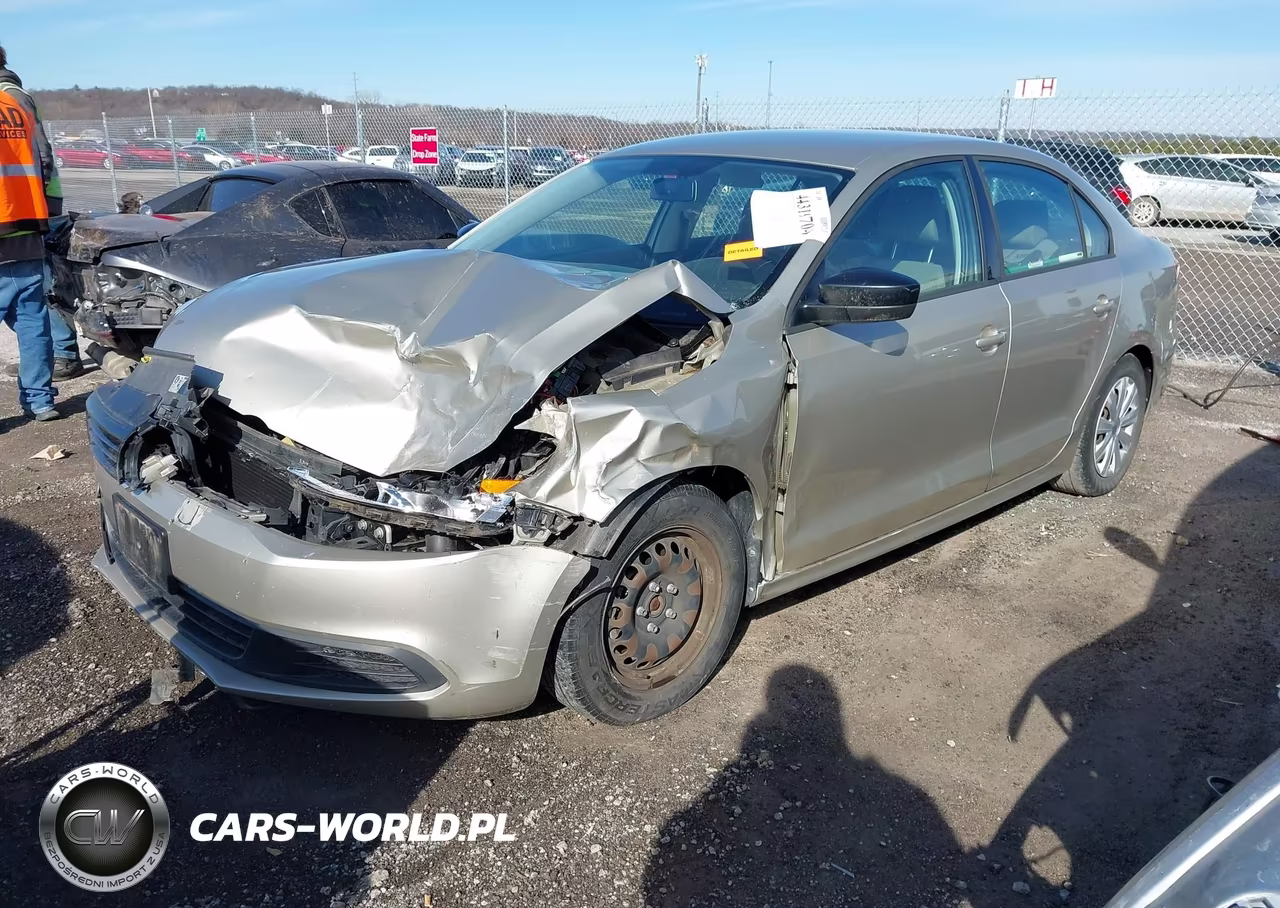 2014 Volkswagen Jetta 2.0L S VIN:3VW2K7AJ3EM316545 - 2