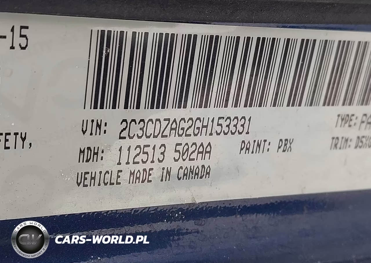 2016 Dodge Challenger Sxt VIN:2C3CDZAG2GH153331 - 9