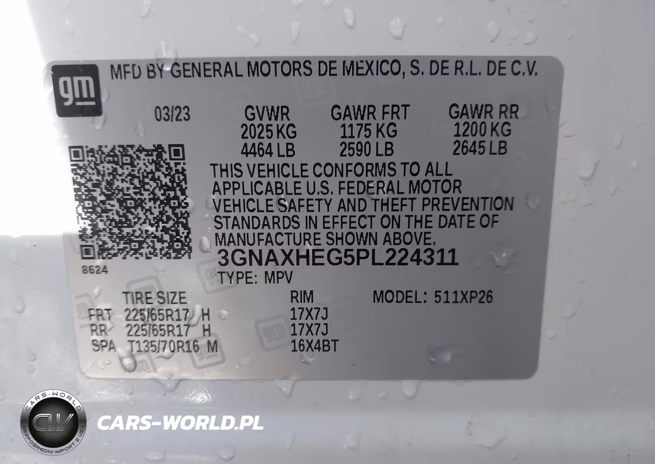 2023 Chevrolet Equinox Fwd Ls VIN:3GNAXHEG5PL224311 - 9
