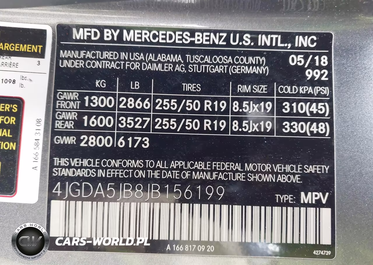 2018 Mercedes-Benz Gle 350 VIN:4JGDA5JB8JB156199 - 9
