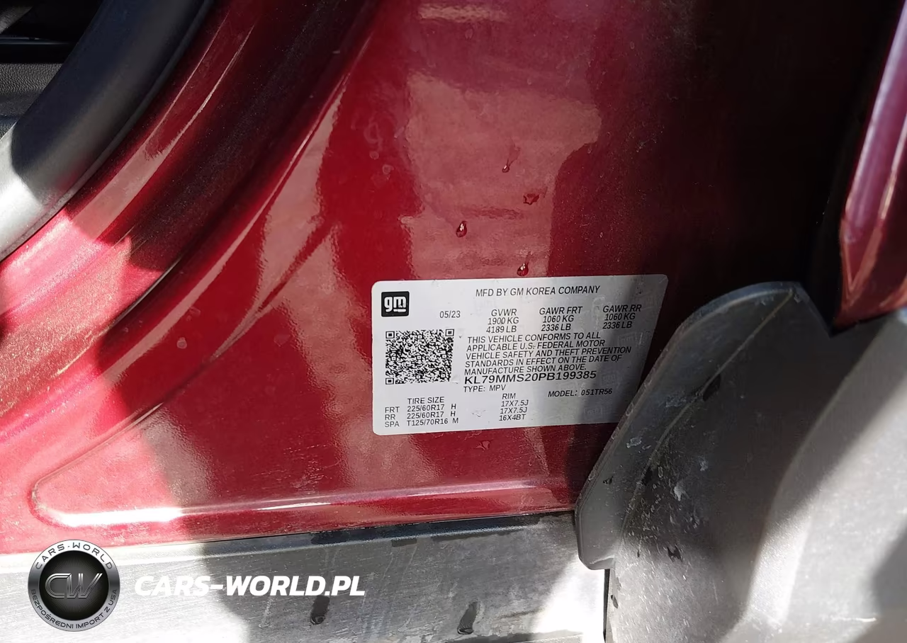 2023 Chevrolet Trailblazer Fwd Ls VIN:KL79MMS20PB199385 - 9