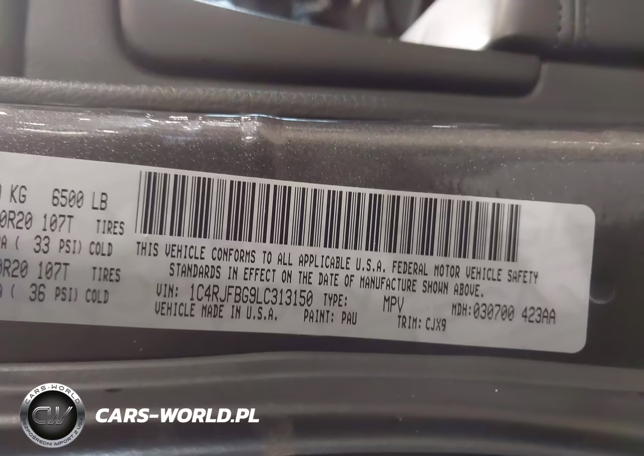 2020 Jeep Grand Cherokee Limited 4X4 VIN:1C4RJFBG9LC313150 - 9