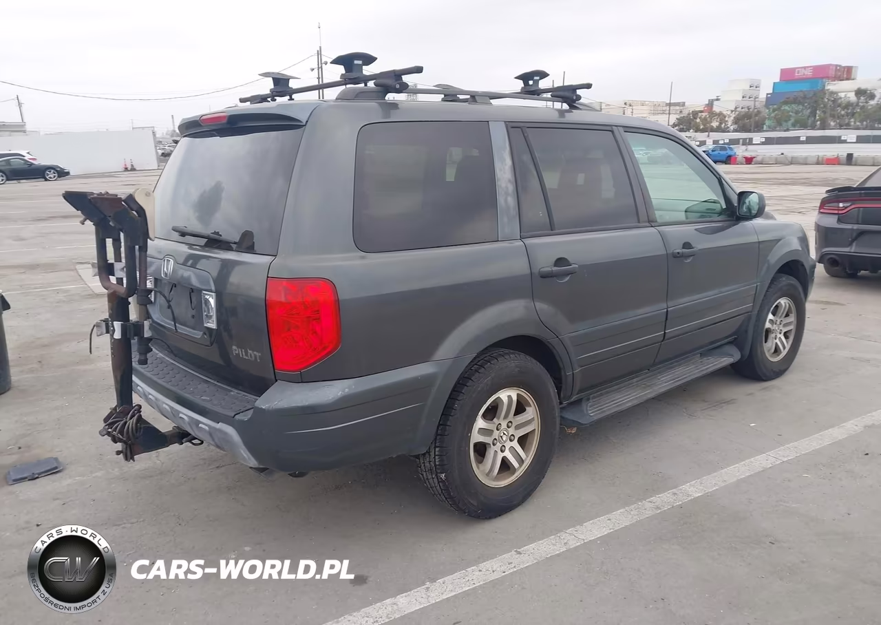 2004 Honda Pilot Ex-L VIN:2HKYF18514H545575 - 4