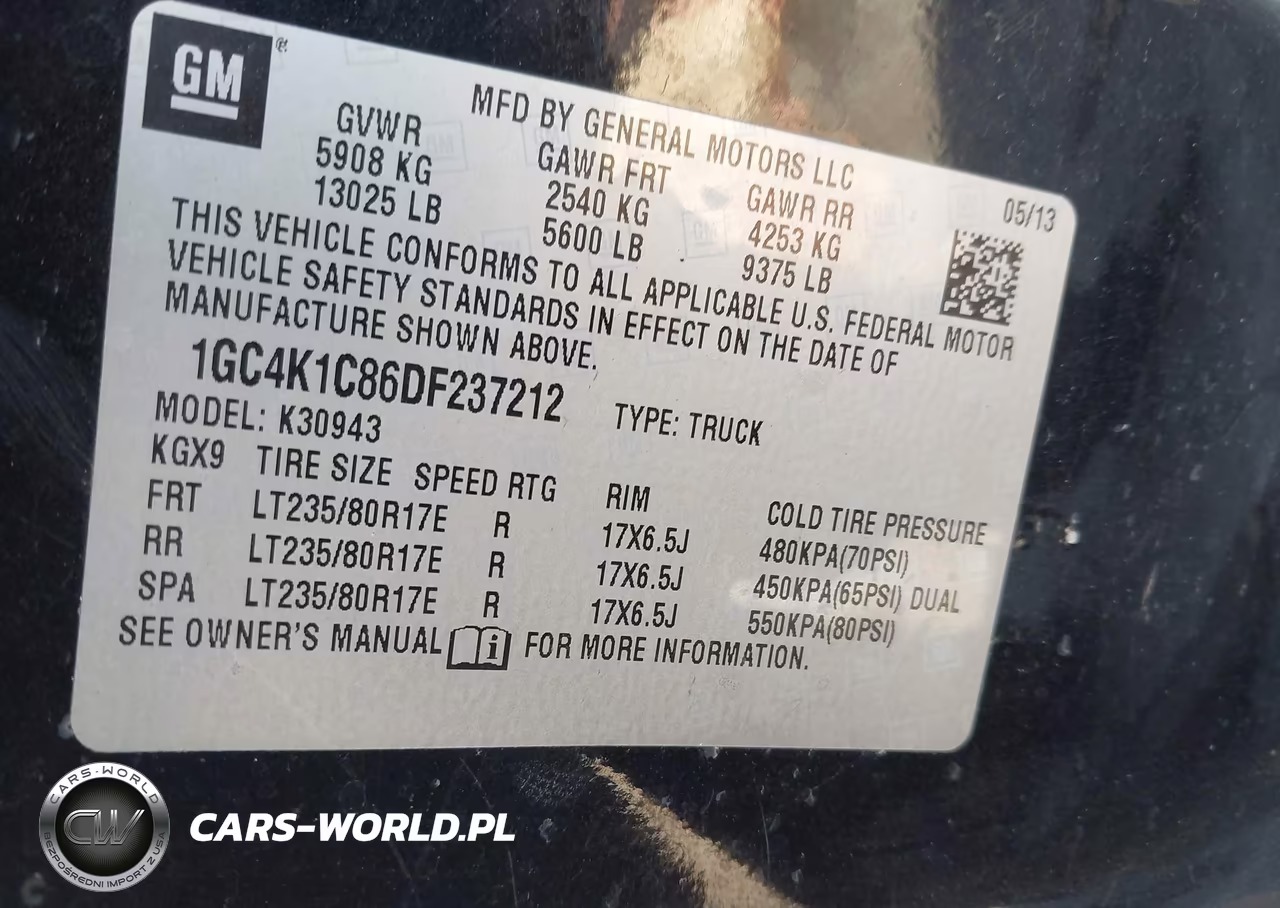 2013 Chevrolet Silverado 3500Hd Ltz VIN:1GC4K1C86DF237212 - 9