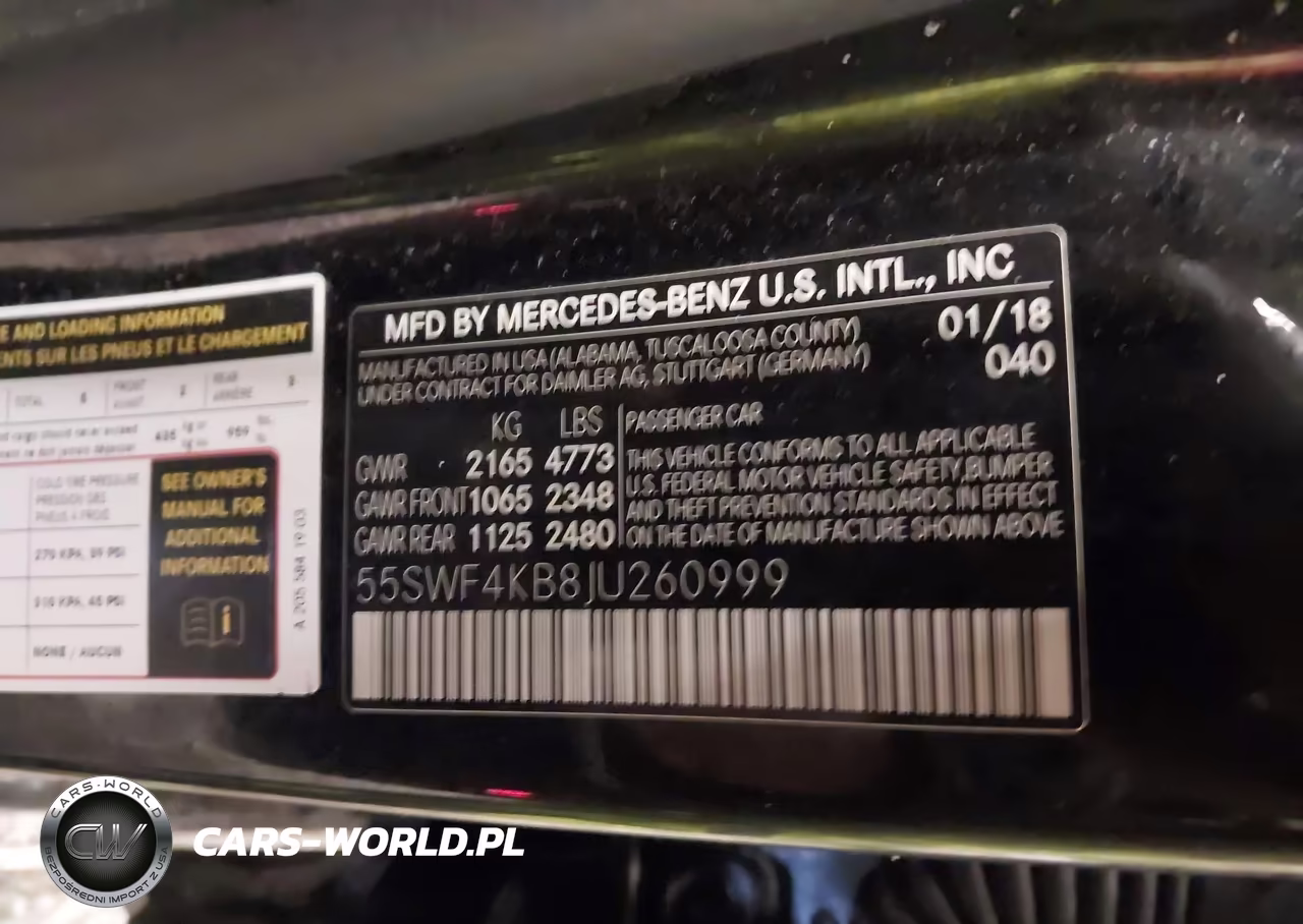 2018 Mercedes-Benz C 300 4Matic VIN:55SWF4KB8JU260999 - 9