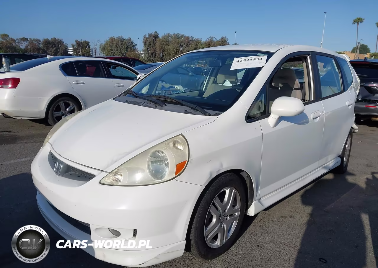 2007 Honda Fit Sport VIN:JHMGD38657S021968 - 2