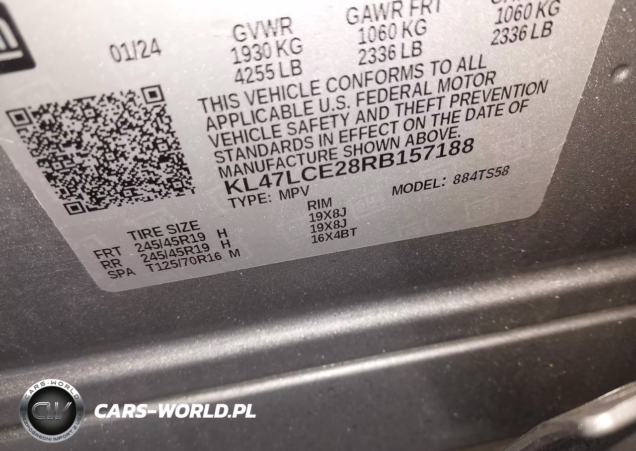 2024 Buick Envista Avenir Fwd VIN:KL47LCE28RB157188 - 9
