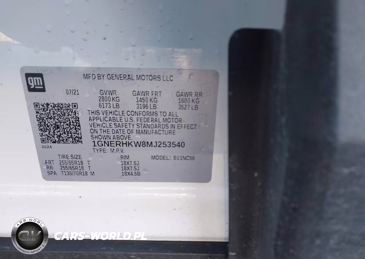 2021 Chevrolet Traverse Fwd Lt Leather VIN:1GNERHKW8MJ253540 - 9