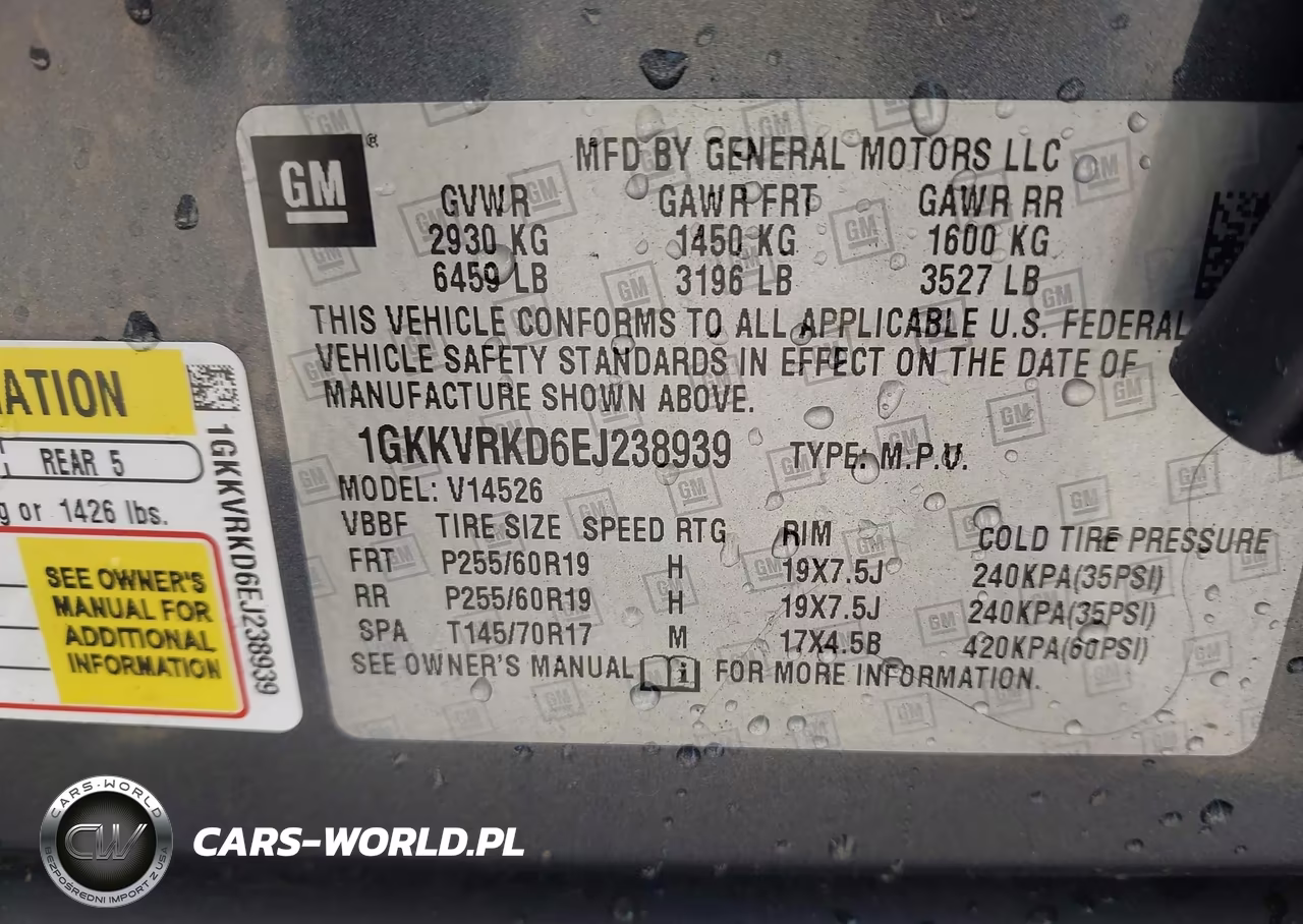 2014 GMC Acadia Slt-1 VIN:1GKKVRKD6EJ238939 - 9