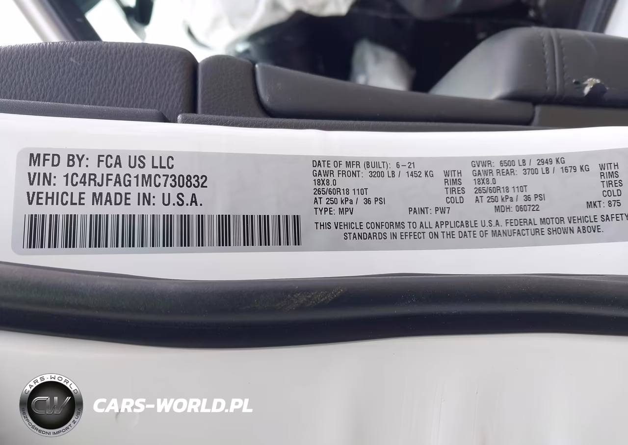 2021 Jeep Grand Cherokee Laredo E 4X4 VIN:1C4RJFAG1MC730832 - 9