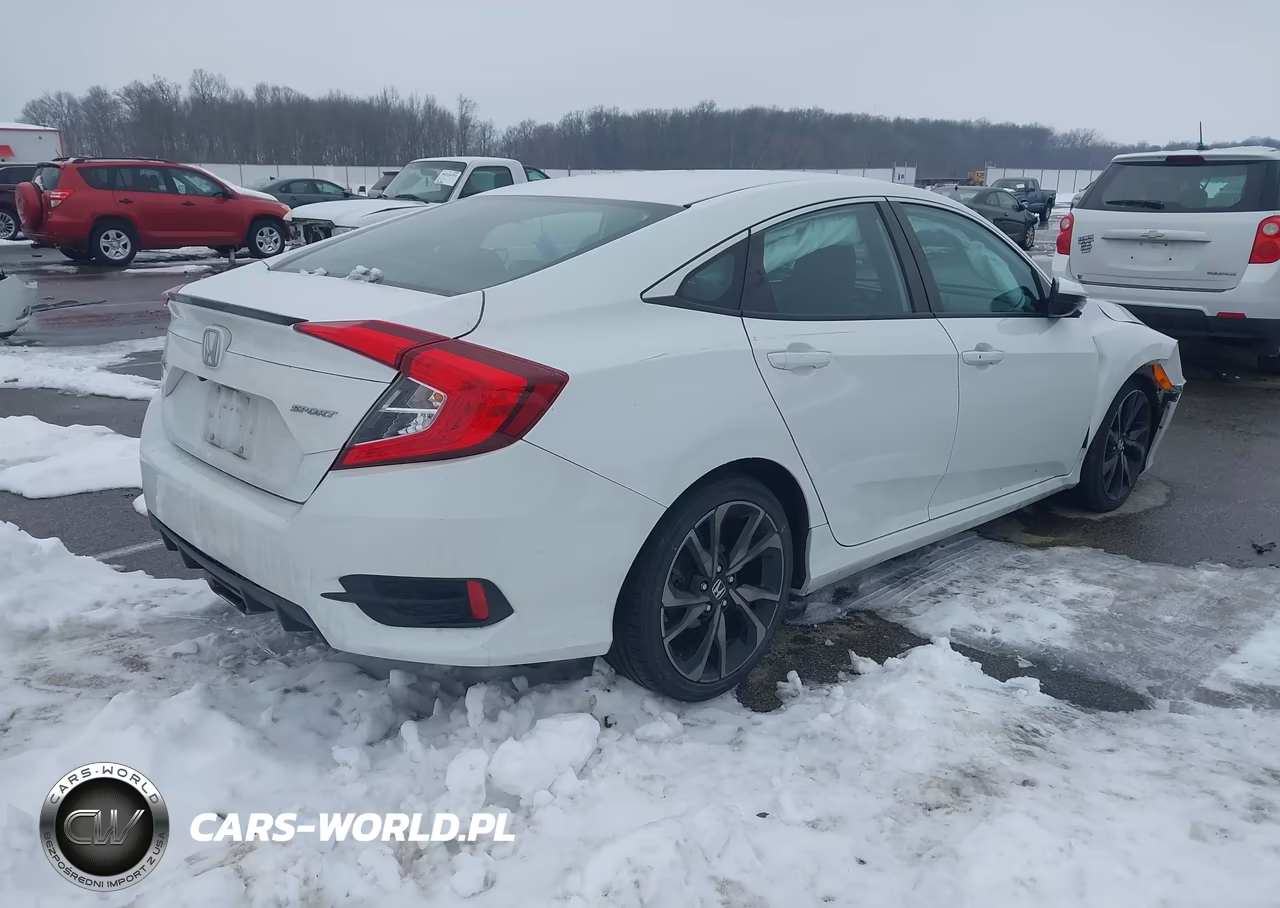 2021 Honda Civic Sport VIN:2HGFC2F86MH501052 - 4