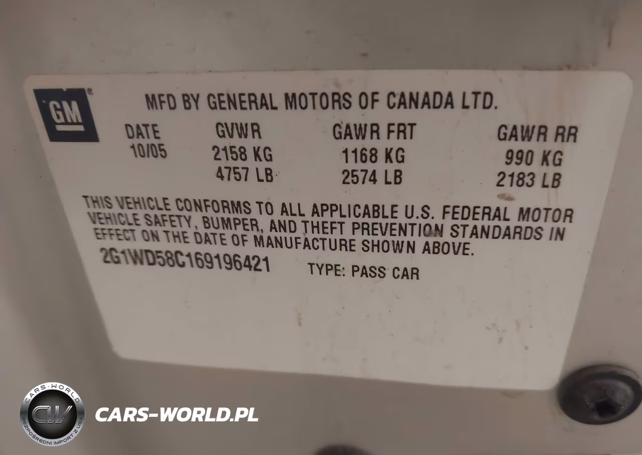 2006 Chevrolet Impala Ss VIN:2G1WD58C169196421 - 9