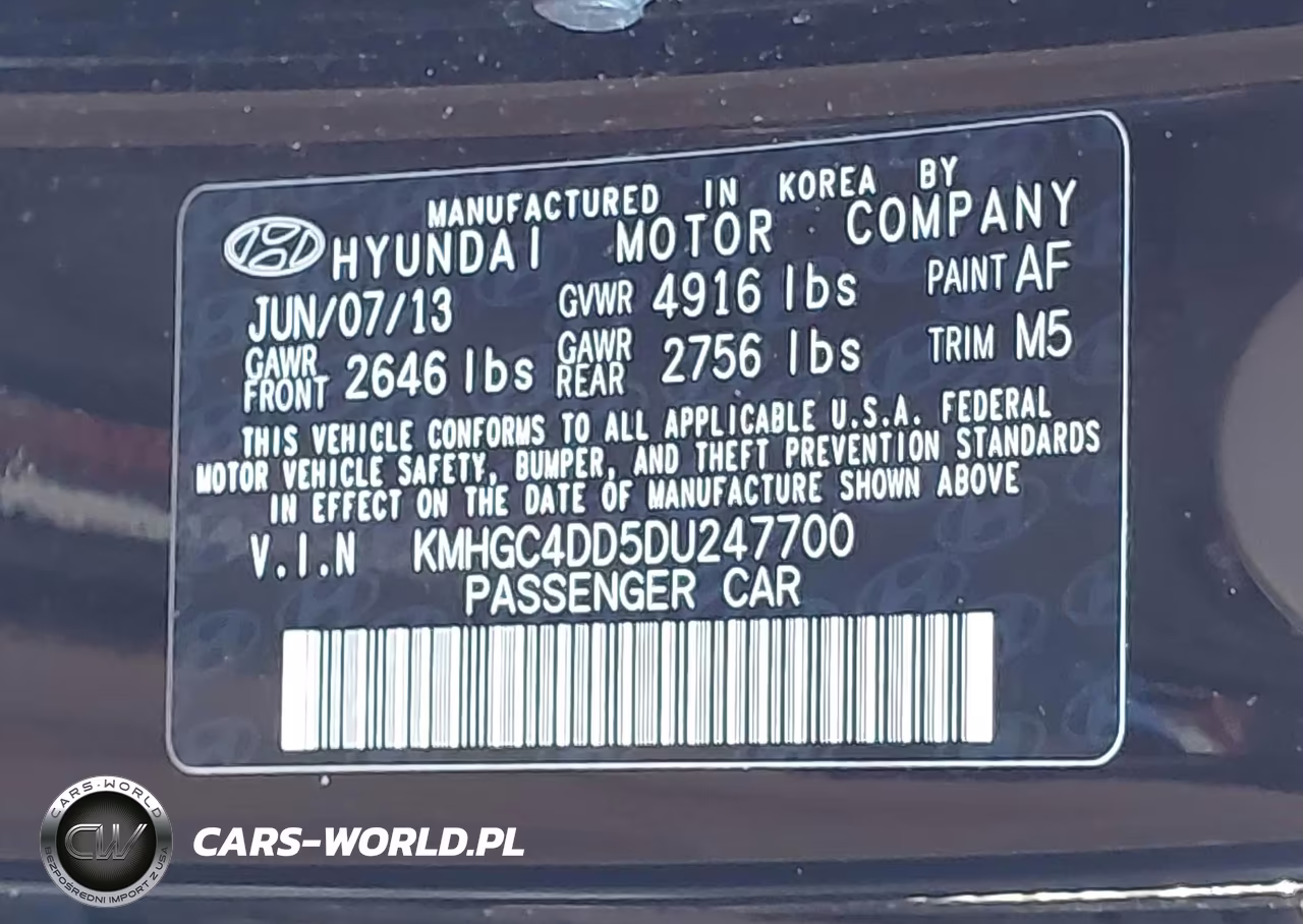 2013 Hyundai Genesis 3.8 VIN:KMHGC4DD5DU247700 - 9