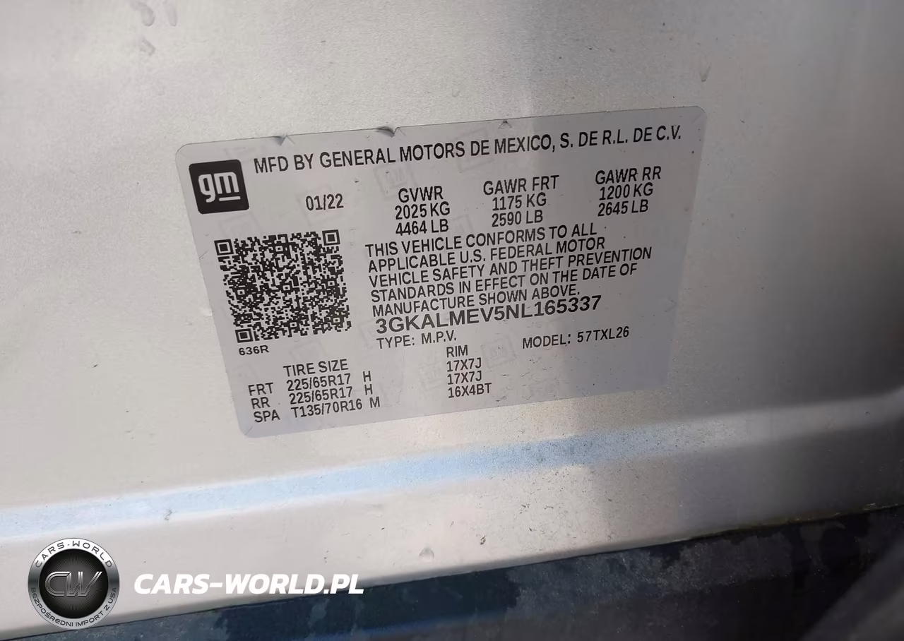 2022 GMC Terrain Fwd Sle VIN:3GKALMEV5NL165337 - 9
