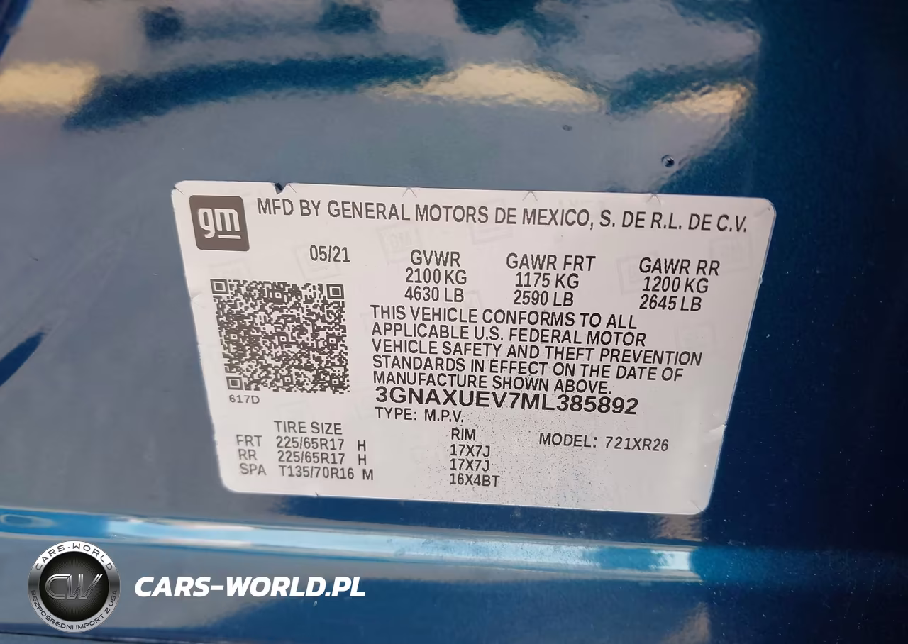 2021 Chevrolet Equinox Awd Lt VIN:3GNAXUEV7ML385892 - 9