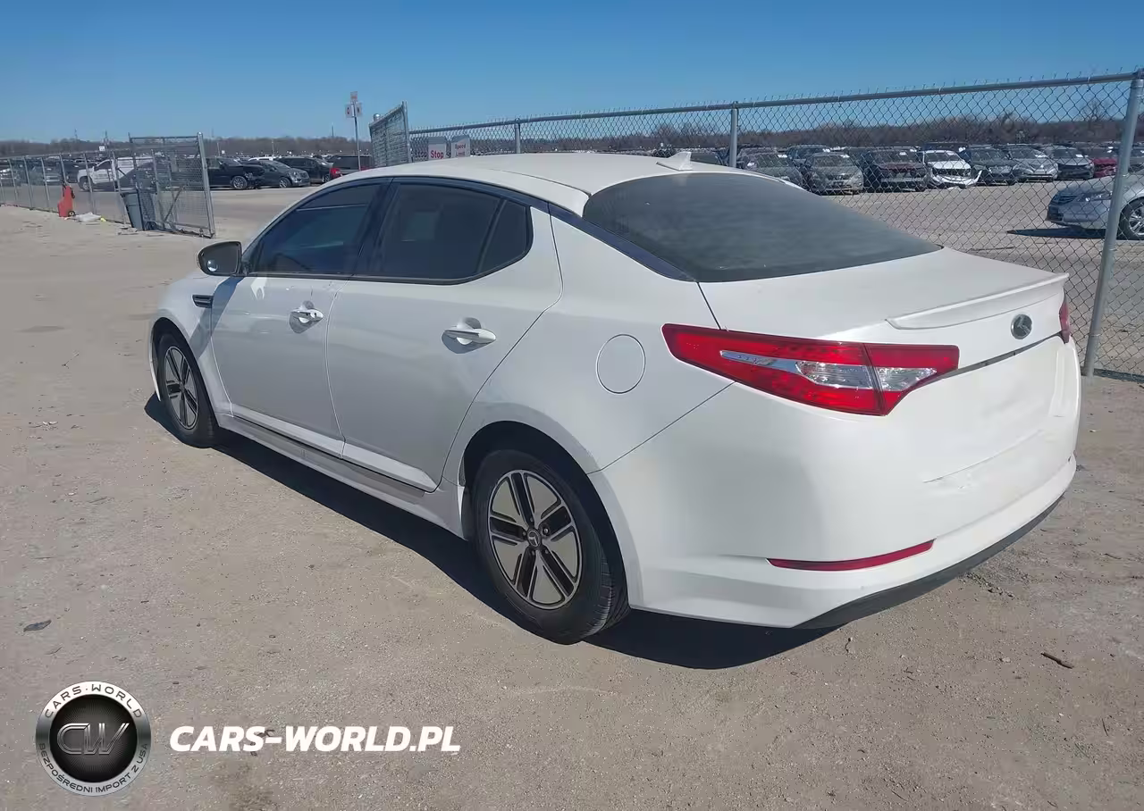 2013 Kia Optima Hybrid Lx VIN:KNAGM4AD4D5061787 - 3
