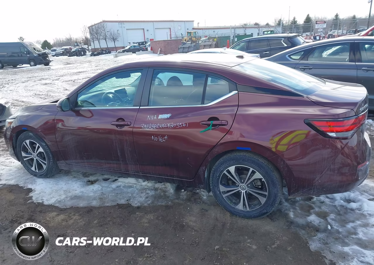 2020 Nissan Sentra Sv Xtronic Cvt VIN:3N1AB8CVXLY203561 - 14