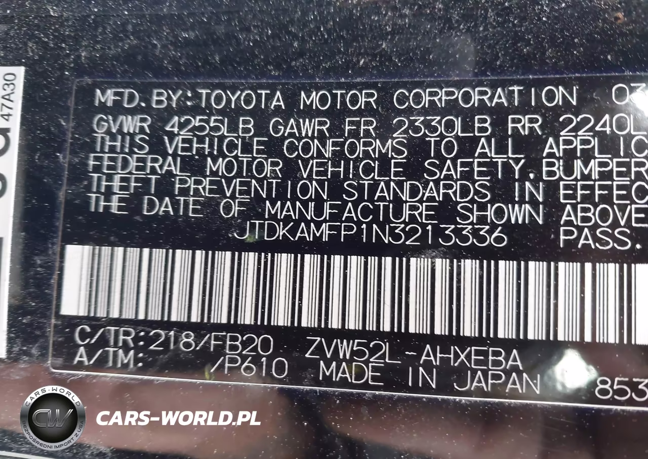 2022 Toyota Prius Prime Le-Xle-Limited VIN:JTDKAMFP1N3213336 - 9