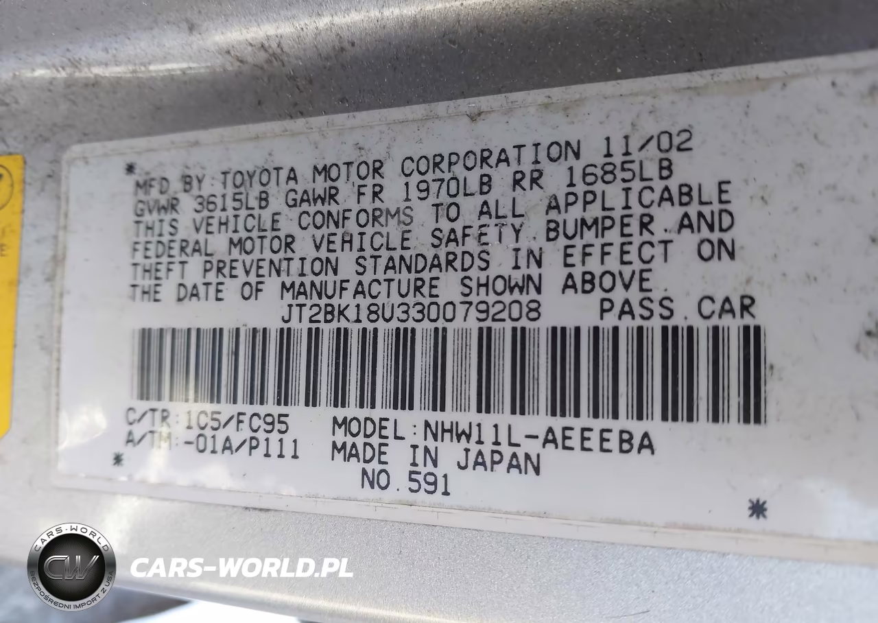 2003 Toyota Prius VIN:JT2BK18U330079208 - 9
