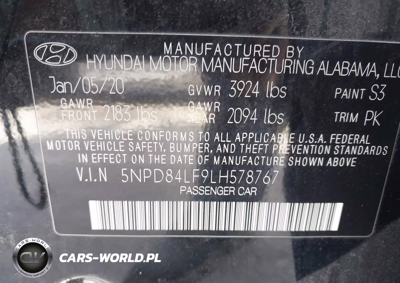 2020 Hyundai Elantra Sel VIN:5NPD84LF9LH578767 - 9