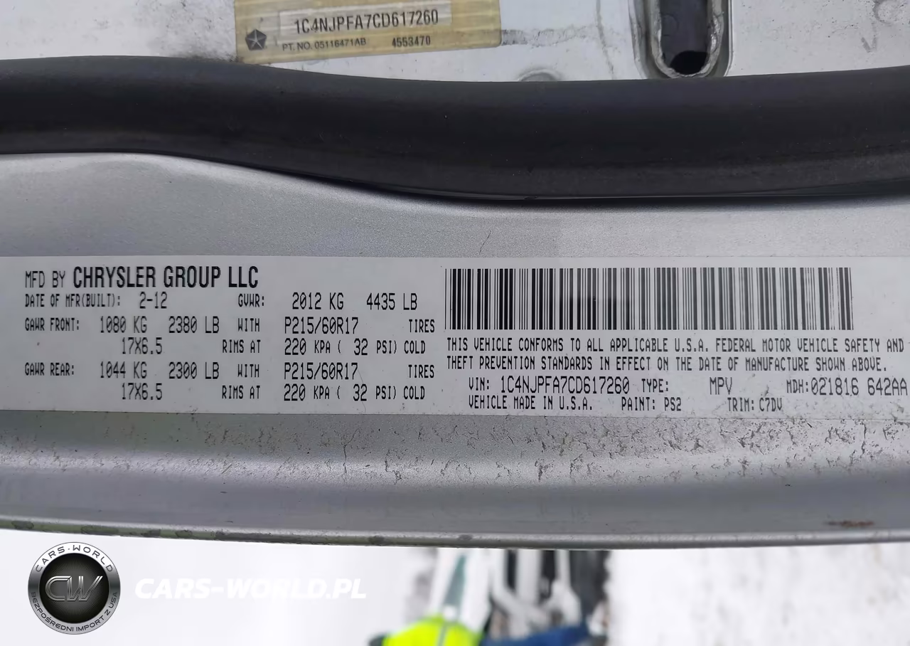2012 Jeep Patriot Latitude VIN:1C4NJPFA7CD617260 - 9
