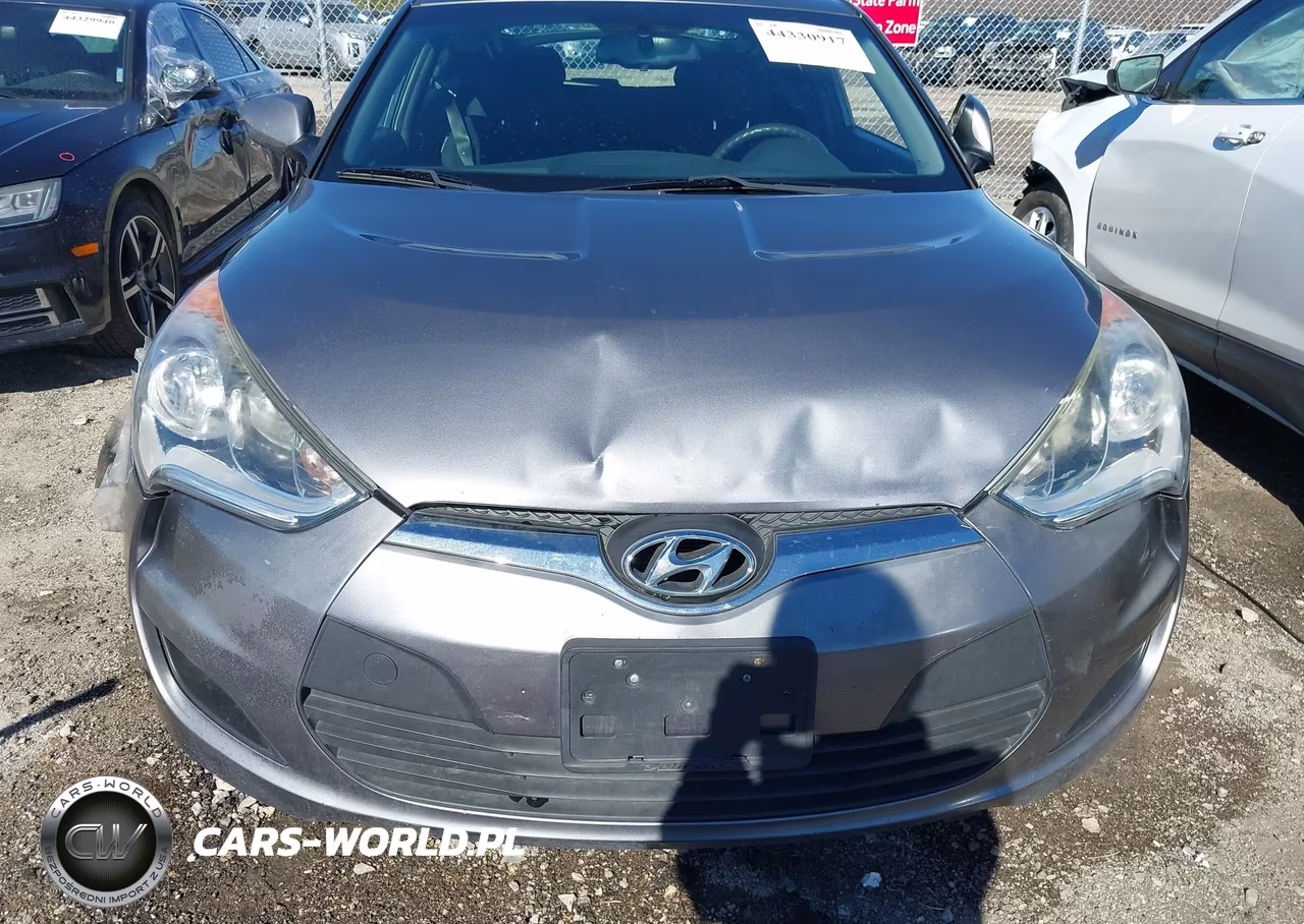 2014 Hyundai Veloster Base W-Black VIN:KMHTC6AD8EU186522 - 12