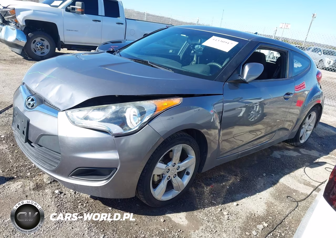 2014 Hyundai Veloster Base W-Black VIN:KMHTC6AD8EU186522 - 2